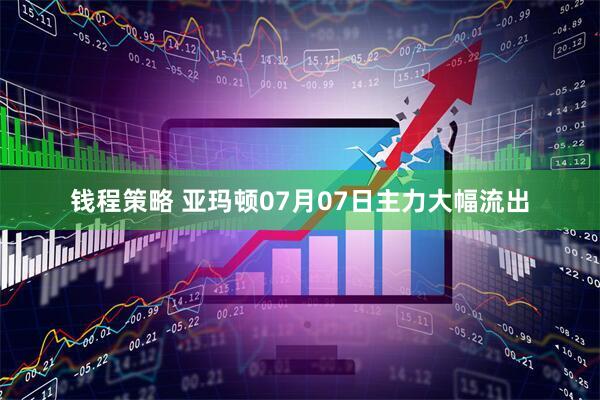 钱程策略 亚玛顿07月07日主力大幅流出